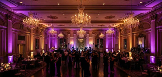 How Many Uplights Do You Need for a Wedding Reception?