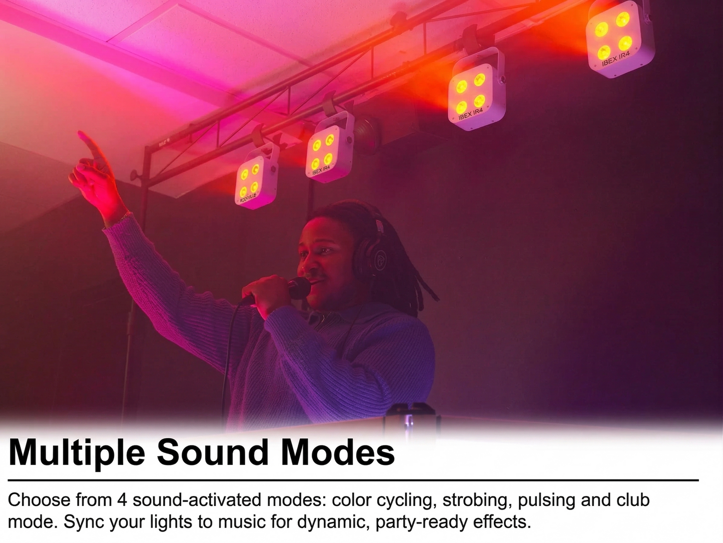 IBEX IR4 Wireless Uplights — Compact Series