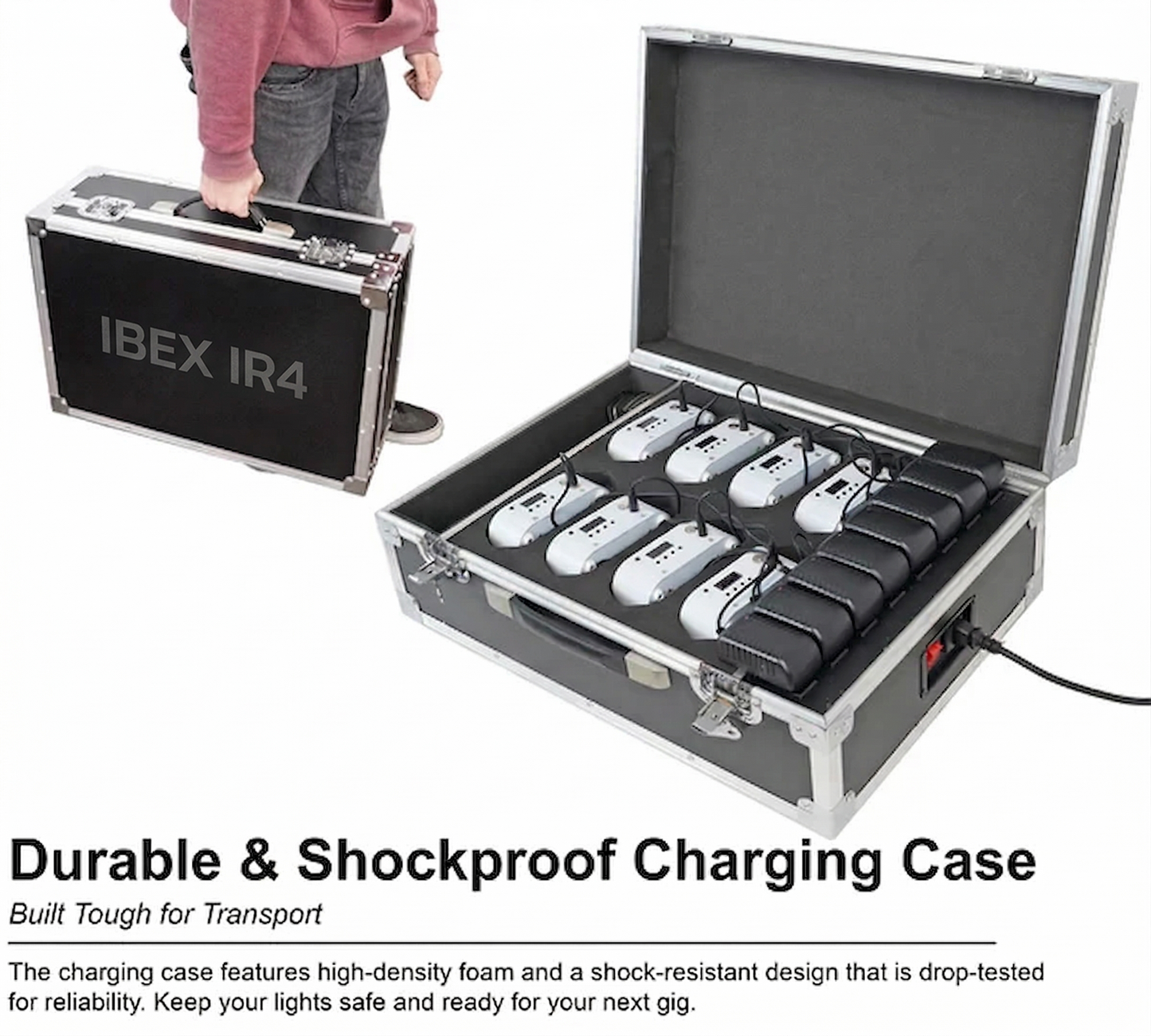 IBEX IR4 Wireless Uplights — Compact Series